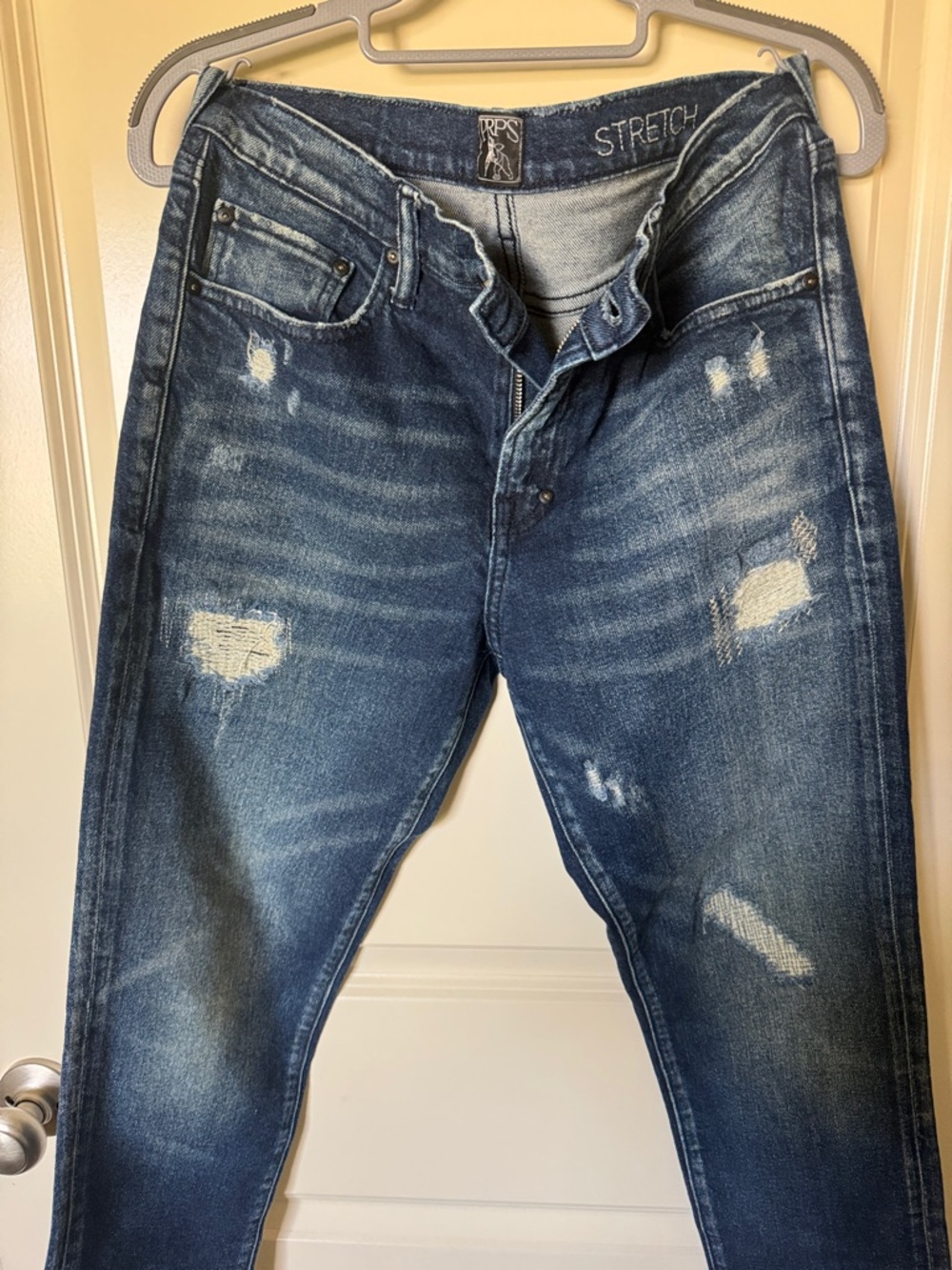 PRPS Stretch Distressed Men’s Jeans - Blue